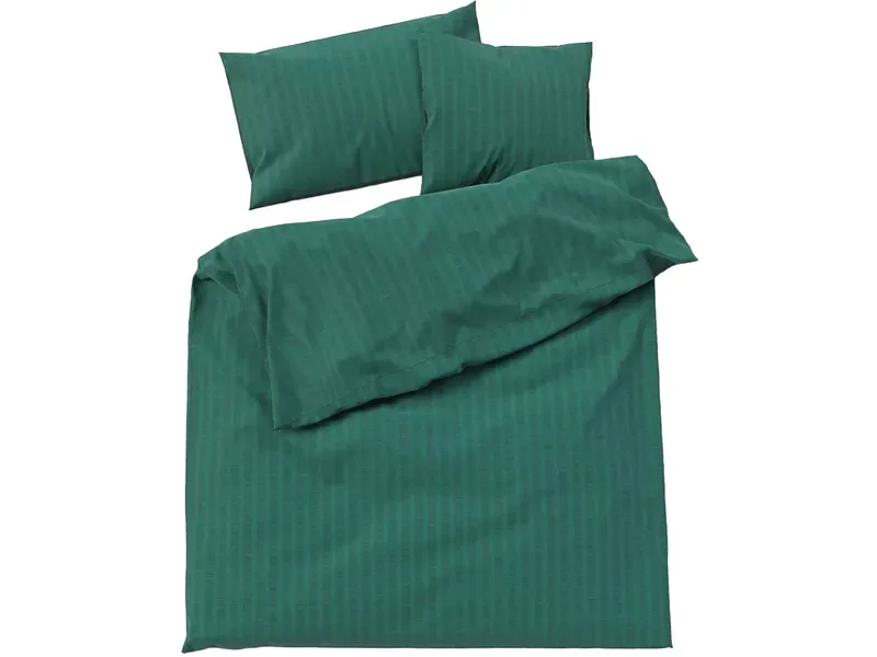 LOTUS Bettbezug SATIN SEERSUCKER 200x210cm baumwollsatin