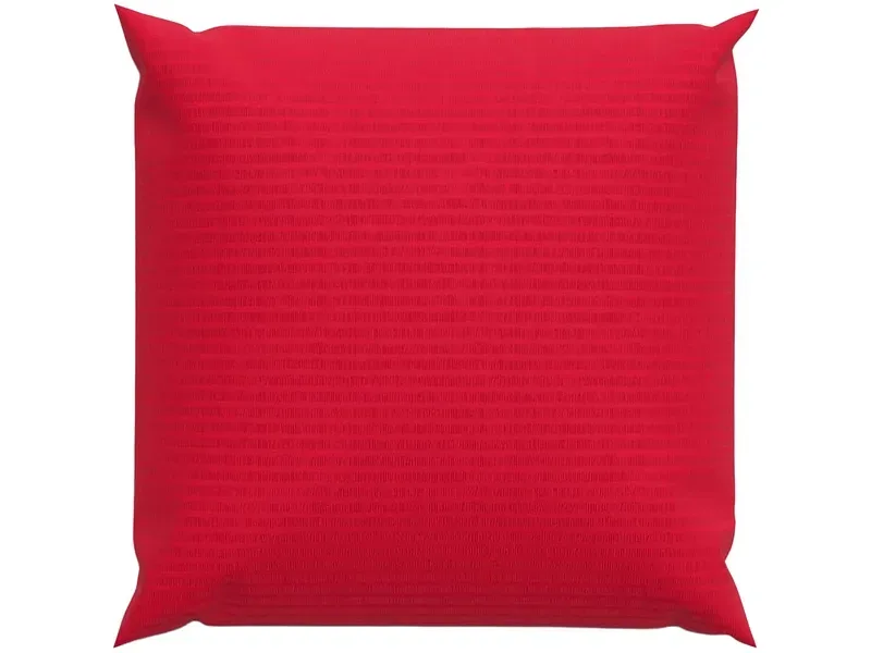 Lotus Bettwaren - Lotus Kopfkissenbezug Seersucker uni, Seersucker Uni Bettwäsche, 65 x 65 cm, Rot