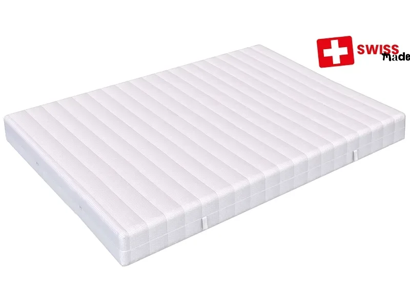 SWISSDREAM NIGHT Matratze POCKET 200x200cm Taschenfederkern / Schaum mittel