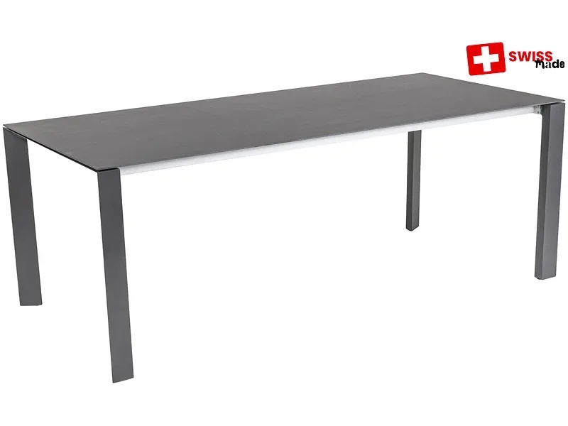 SWISSLINE Gartentisch ausziehbar PHOENIX 200-260x90x74cm