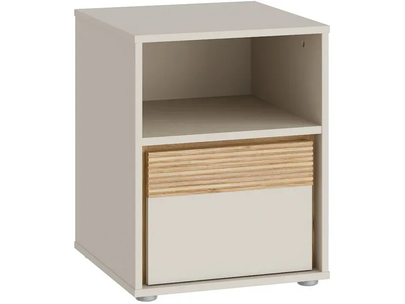 Nachttisch WEXLIN 1 Schublade 41.3x42x52.1cm sand dekor