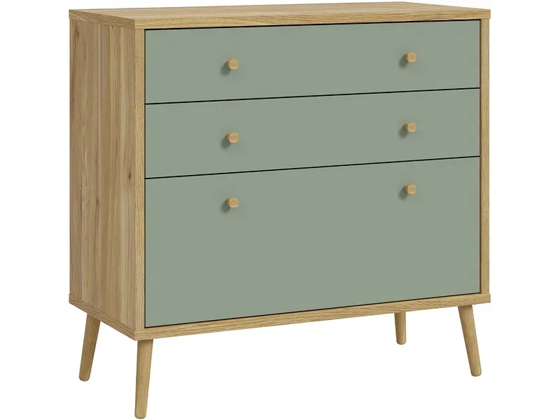 Kommode Whenua , , Salbei Schublade(n) 