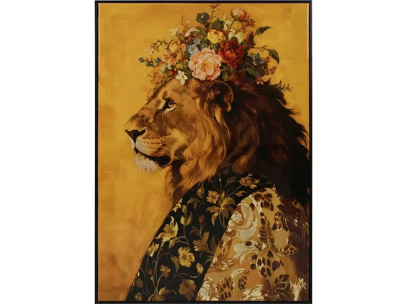 Leinwand bedruckt MAJESTY 1 Stück mehrfarbig 70x50x3cm