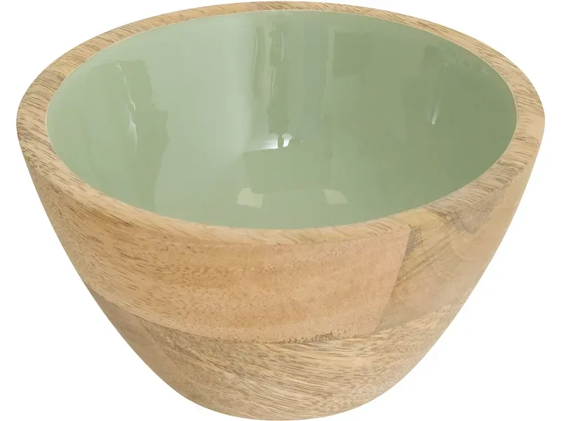 Schälchen INAYA massives holz grün