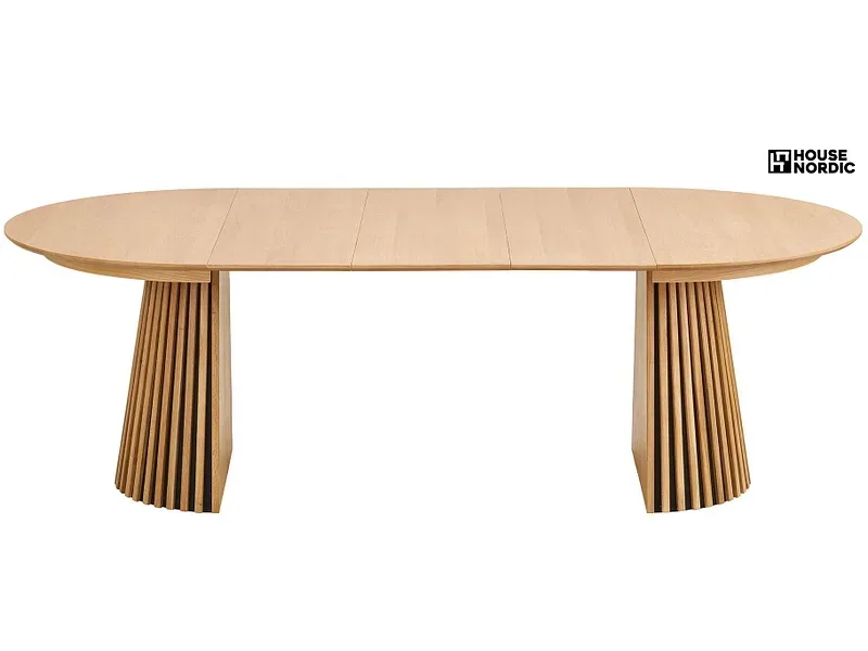 HOUSE NORDIC Tisch ausziehbar OSAKA 120-160-200-240x120x75cm eiche