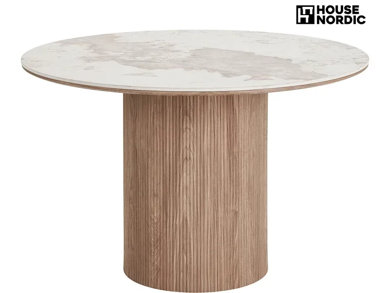 HOUSE NORDIC Tisch ATHENS 120x120x76cm weiss