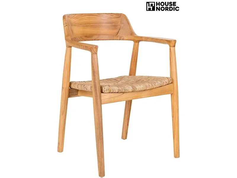 HOUSE NORDIC Stuhl GETAFE Seil hellbraun