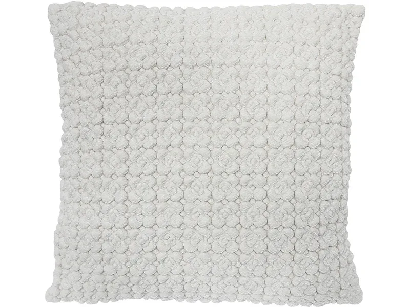 Kissen ELYSIA 45x45cm weiss unifarben