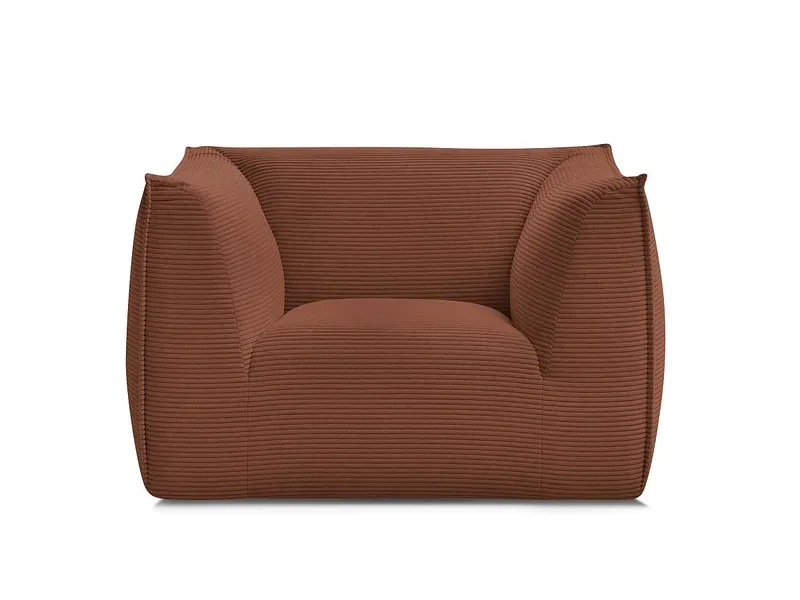 Sessel BOBOCHIC GIORGIA Cord-Stoff orange