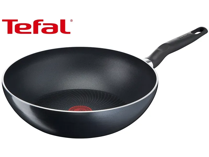 TEFAL Wok START'EASY Ø28cm aluminium schwarz