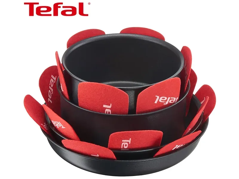 TEFAL Pfannenschutz Filz rot