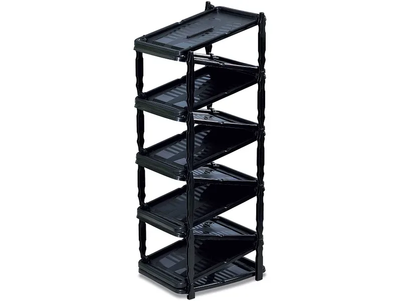 Schuhablage DEAHOME ZIP 10 Paar Schuhe schwarz