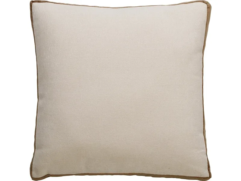 Kissen VIVIANE 45x45cm beige unifarben