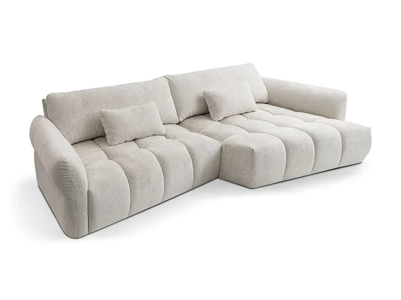 Ecksofa JUST 4 YOU NINA Polyester cremeweiss