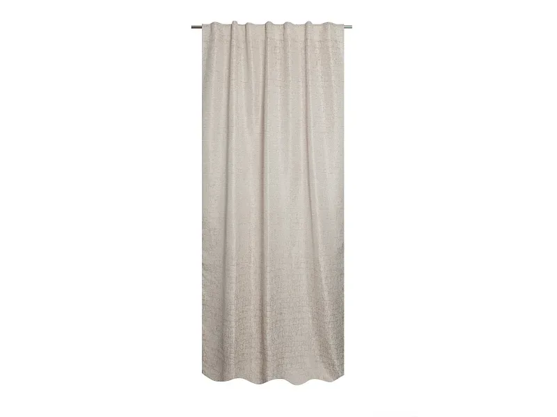 Vorhang DANJI 140x240cm kräuselband matt beige