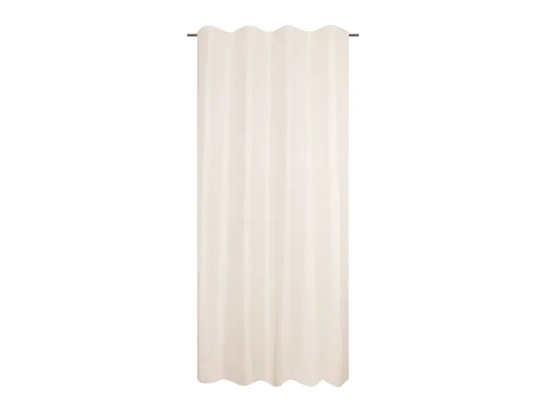 Vorhang LAZARO 140x240cm kräuselband glitzernd beige