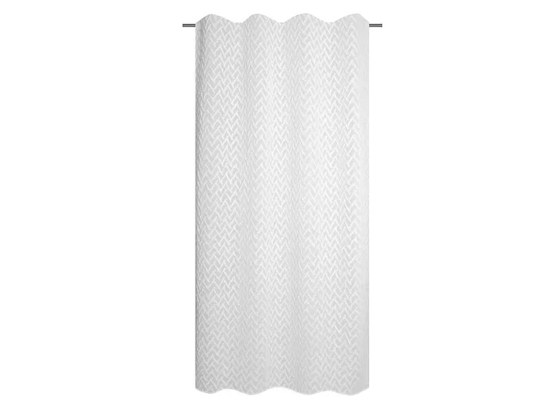 Vorhang NILLY 140x240cm kräuselband durchsichtig weiss