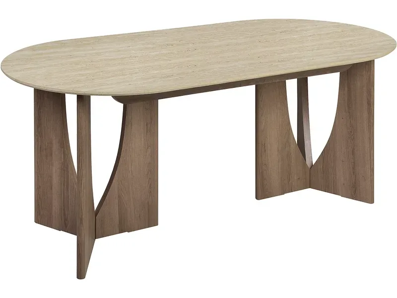 Tisch ZION 180x90x76cm nussbaum