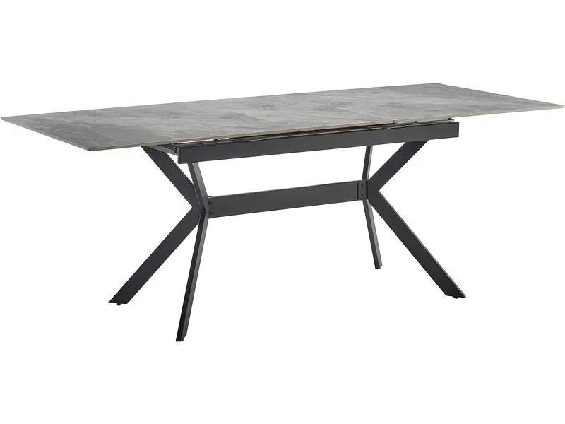 Tisch ausziehbar CROSS II 160-200x90x75cm grau