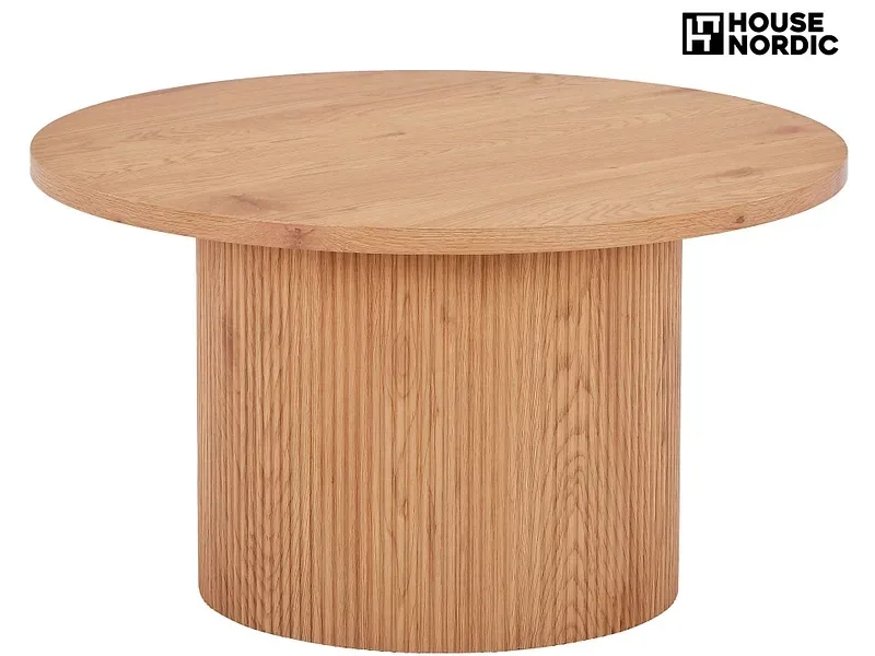 HOUSE NORDIC Couchtish BOAVISTA 80x80x45cm natürliches holz