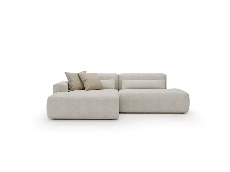 Ecksofa REVE Stoff beige