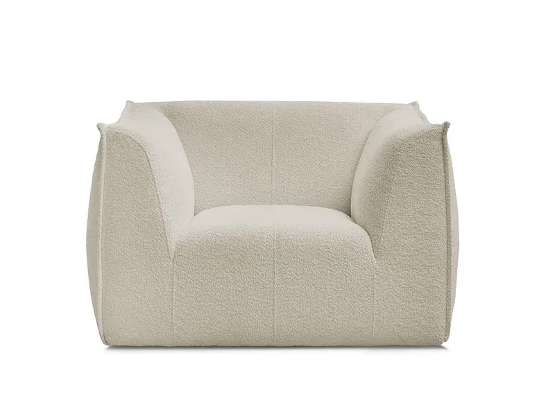 Sessel BOBOCHIC GIORGIA Boucle-Stoff beige