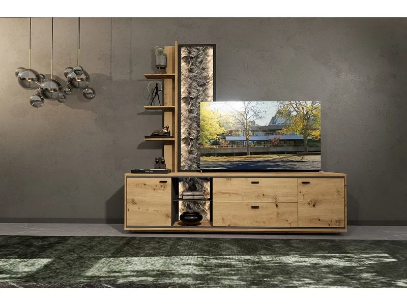 Wohnwand BENE 49x220x205cm