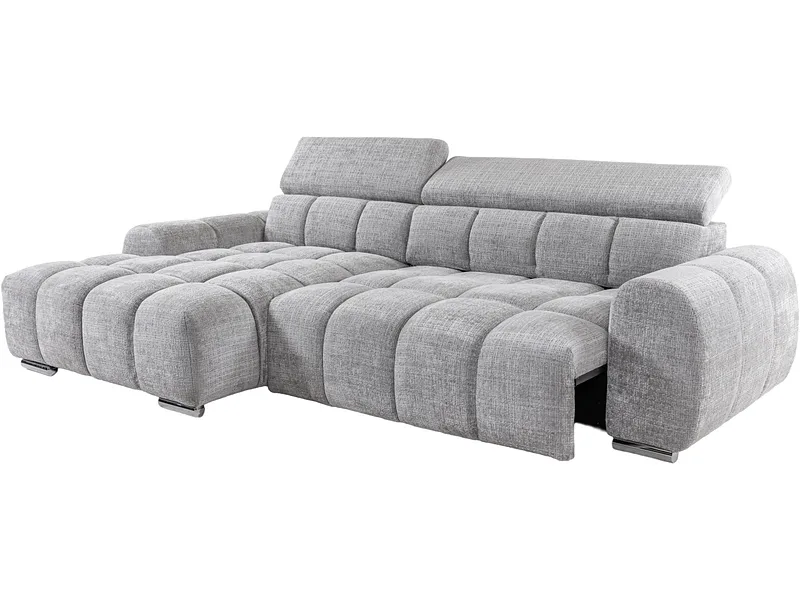 Ecksofa ICONIC Stoff carbon gray
