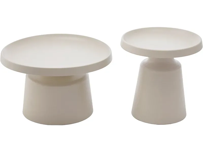 Set für Couchtische DUNE 70x70x50.5cm beige