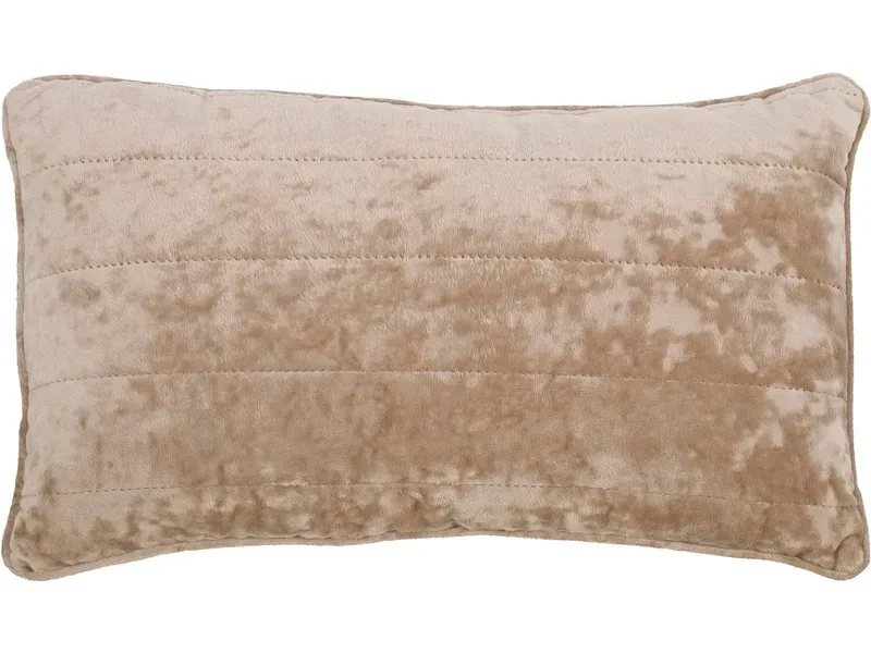 Kissen SIMAO 30x50cm taupe unifarben