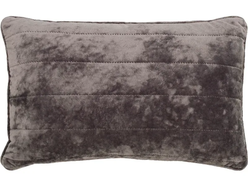 Kissen SIMAO 30x50cm dunkelgrau unifarben