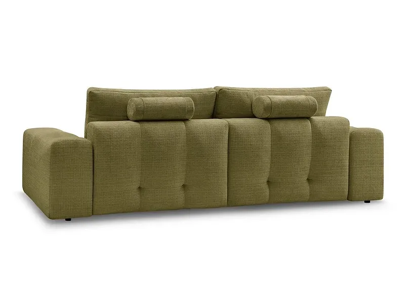 Ecksofa BOBOCHIC ANAKIN Stoff mit Textur orange