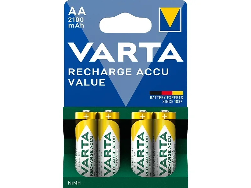 VARTA Wiederaufladbare Batterien AA