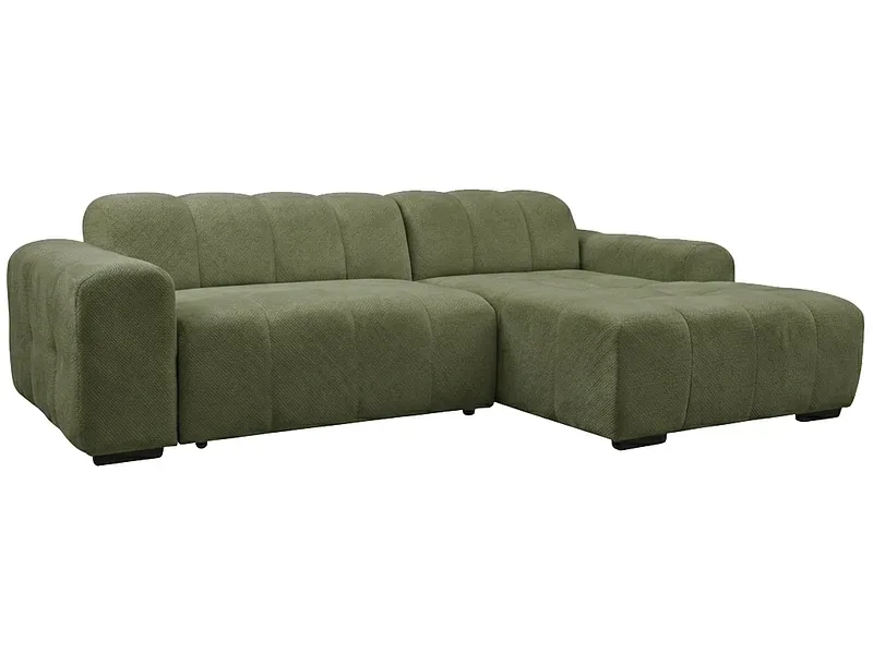 Ecksofa AURA Stoff khaki