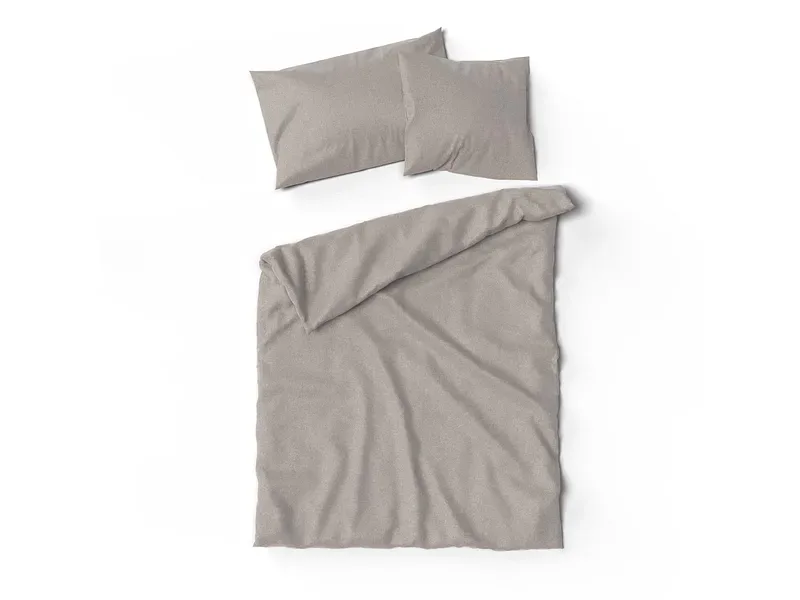 LOTUS Bettbezug FLANELL UNI 160x210cm baumwolle