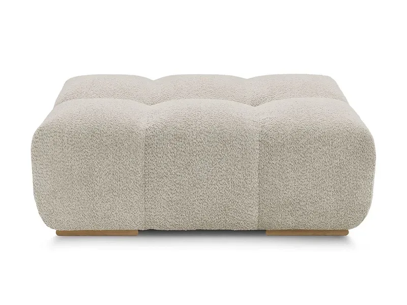 Hocker BOBOCHIC ANAKIN 93x115x45cm boucle-stoff beige