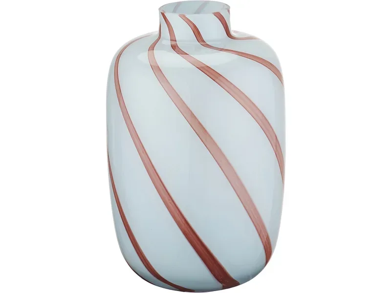 Vase ZOE 15x15x23cm blau