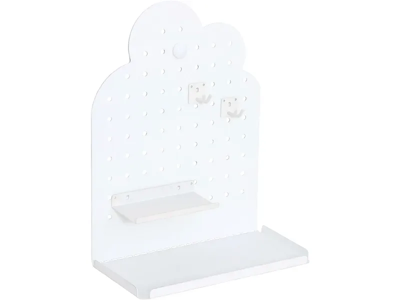 Perforierte Platte PEG 25x32cm weiss