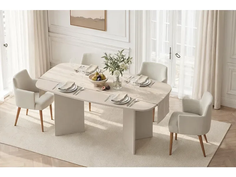Tisch ORTISEI 180x100x78cm kaschmir