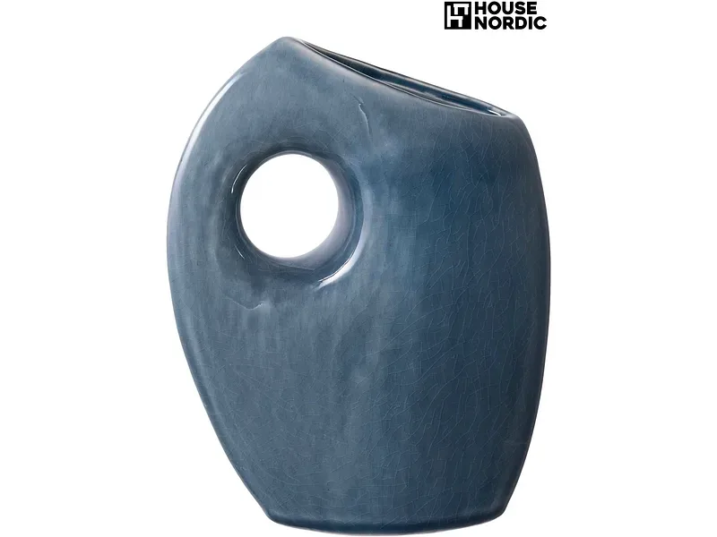 Vase AZUL 7x14x18cm blau