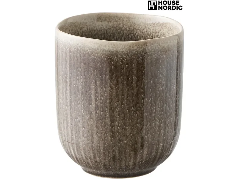 HOUSE NORDIC Kaffeebecher VIOLA 48cl keramik beton grau 1 Stück