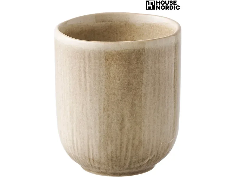 HOUSE NORDIC Kaffeebecher VIOLA 48cl keramik beige 1 Stück