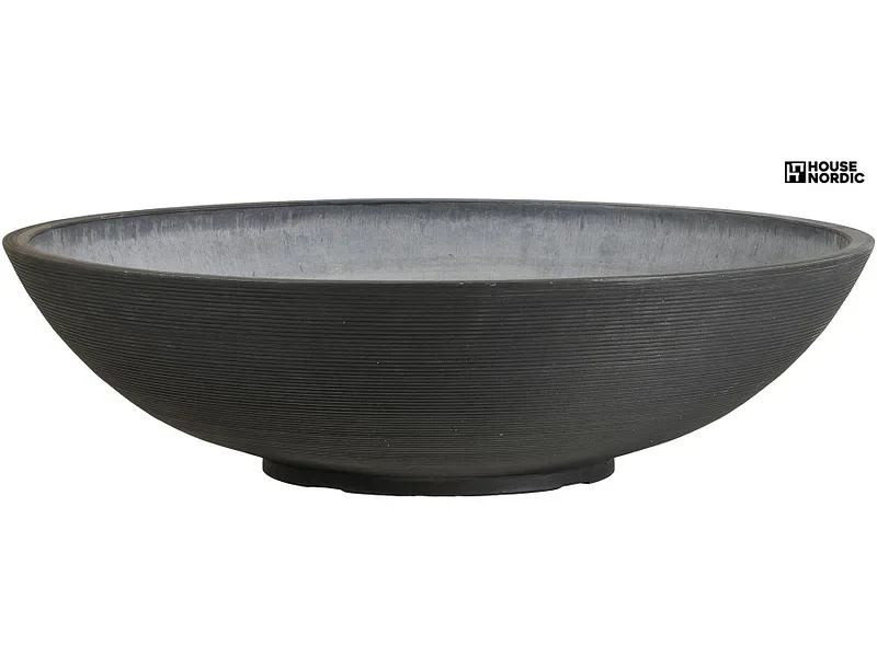 HOUSE NORDIC Blumenkasten WATERFLOWER polypropylen dunkelgrau