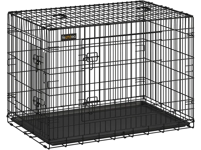 Tierkäfig FEANDREA Edelstahl schwarz