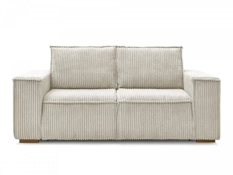 3er Sofa BOBOCHIC CHELSEA Cord-Stoff beige
