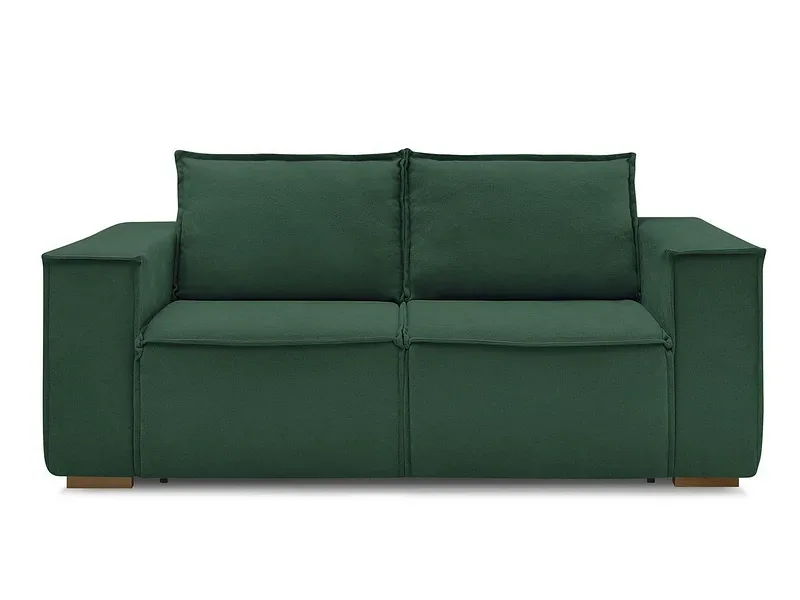 3er Sofa BOBOCHIC CHELSEA Stoff mit Textur grün