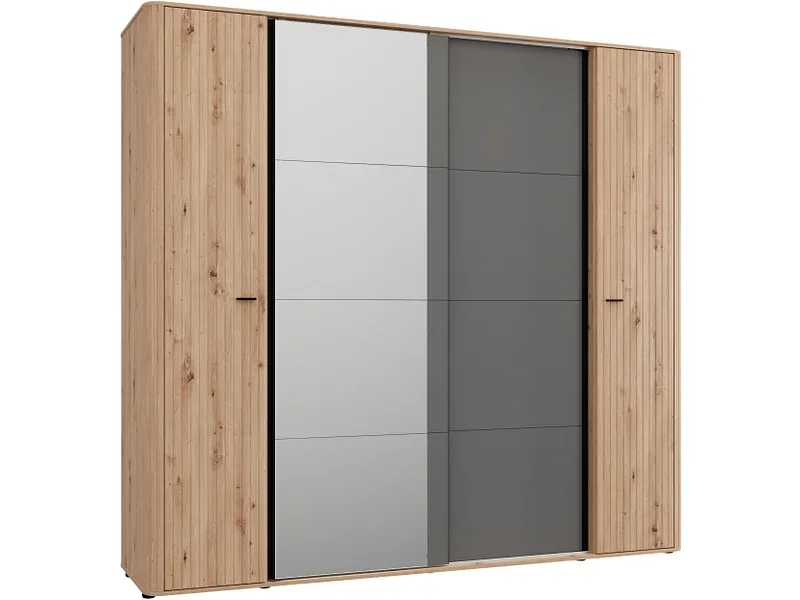 Schrank SINOP graphite gray 4 Türen