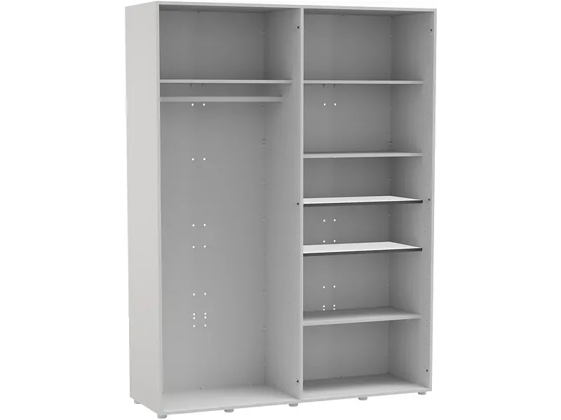 HILLUR Set 2 Regale HELSINKI 75x38.5x1.5cm spanplatte melamin