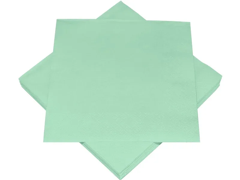 Set 20 Servietten SWAN Papier grün