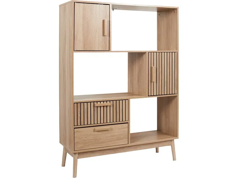 Bibliothek HOME DECO FACTORY KLAUS 100x35x140cm spanplatte